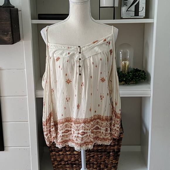 Maurices Tops - Cold Shoulder Blouse